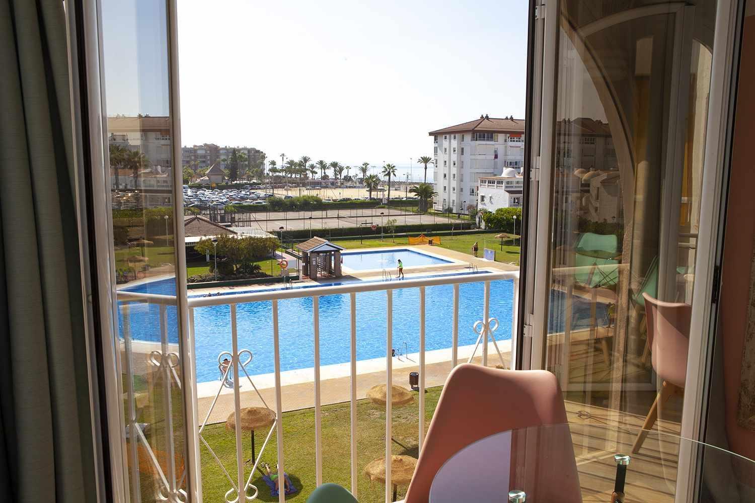 A 100M De Playa Piscina Y Todos Los Servicios Apartman Torrox Kültér fotó